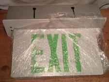 Thin Green LED Emergency Exit Sign