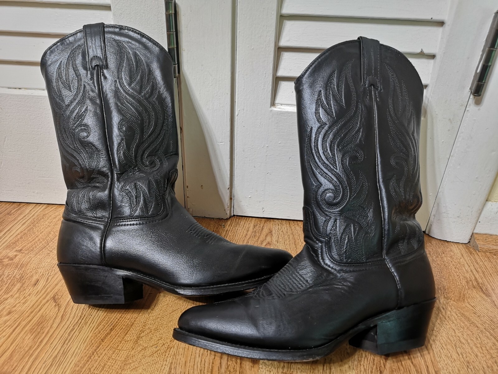 Vintage Tony Lama Black Label El Paso Texas Patent Le… Gem