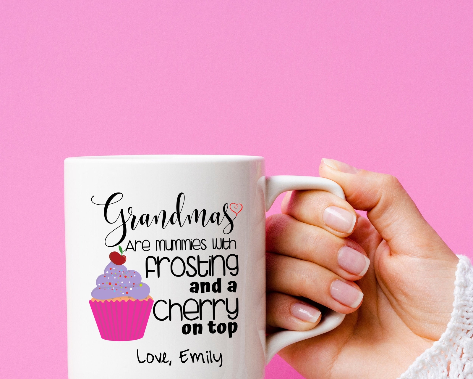 Taza Personalizada Para Abuela Nan Abuela Niñera Gran Nan Abuela Regalo Cumpleaños