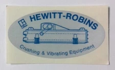 Vintage Litton Hewitt- Robbins RE&C Engineers Co Coal Mining Sticker Decal