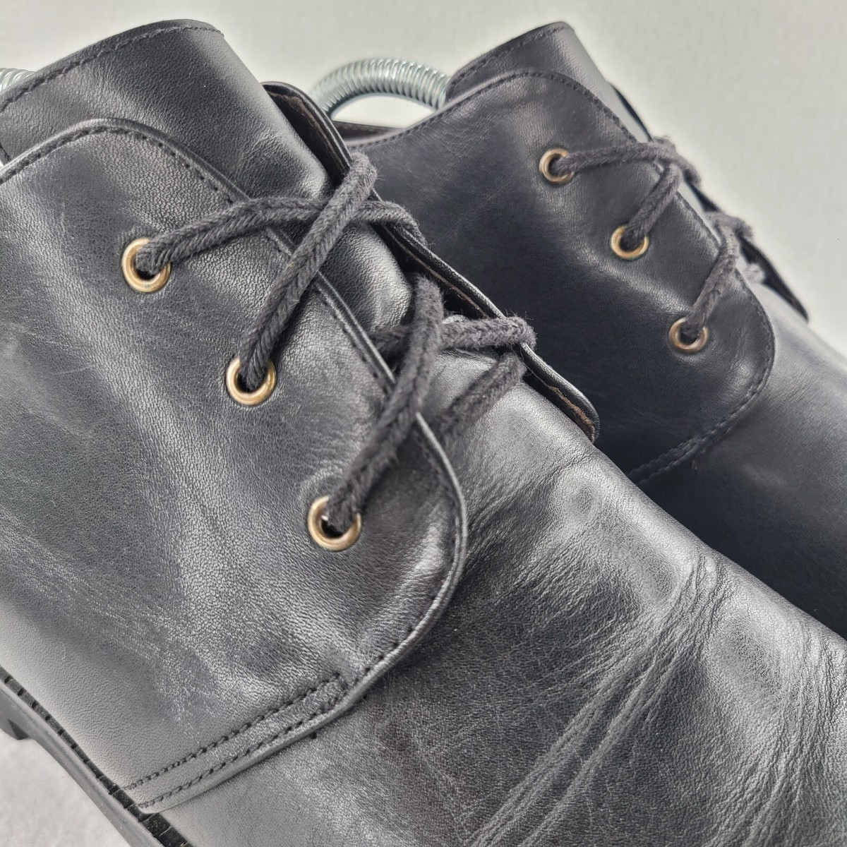 Naot Chukka Boots Mens Size 13 Black Leather Lace Up Slip Resistant 27808 Israel Men main image 2