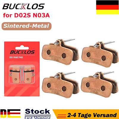 4 paar BUCKLOS BRP-05 Scheibenbremsbeläge 4 Kolben für SHIMANO M8120 TEKTRO M735