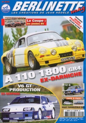 BERLINETTE MAG Nr.69 vom 15.06.2015: A110 1800 Gr.4 - V6 GT Production - R12 Gord