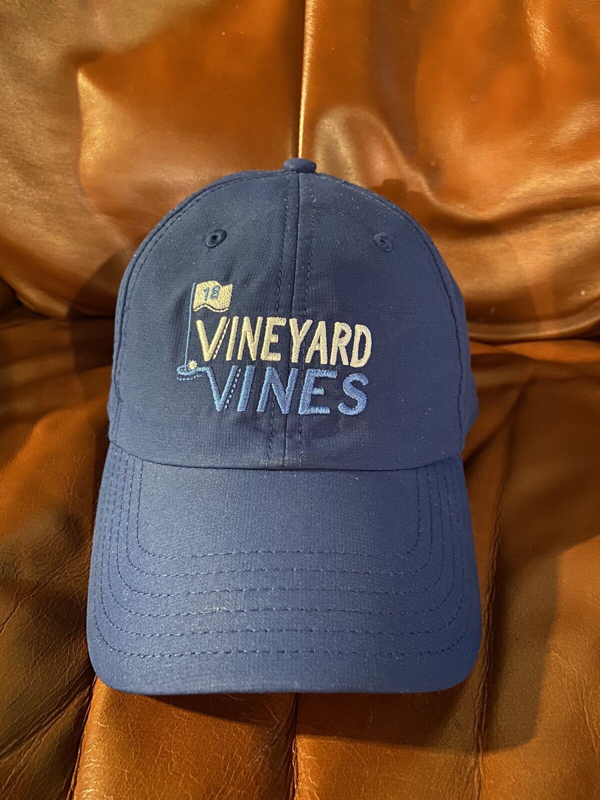 Vineyard Vines Sale SALE% OFF Blue Ball Cap Hat Hole Max 53% OFF Golf 18th Adjustable
