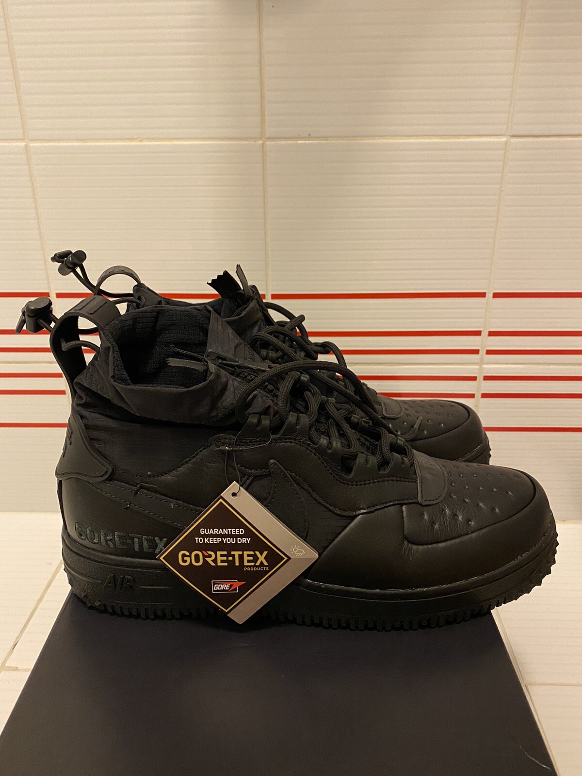 Nike Air Force 1 High Gore-Tex Black CQ7211-003 | SneakerNews.com