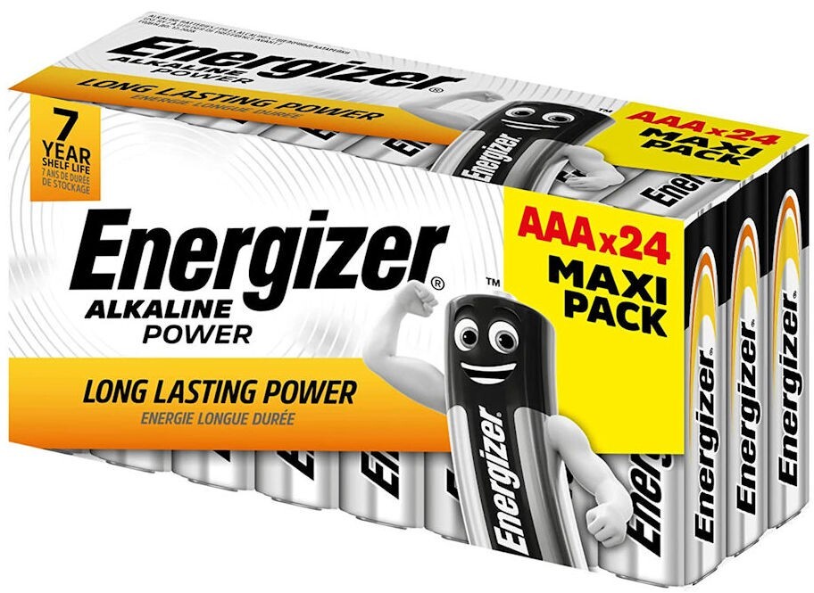 Energizer AAA Alkaline Power Batteries LR03 MN2400 Pack of 24 Office Devices - Image 5
