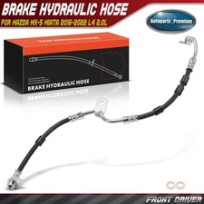 Front Driver LH Side Brake Hydraulic Hose for Mazda MX-5 Miata 2016-2022 L4 2.0L