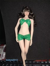 1/6 Green Lace Bra Underwear Set for 12 inch Female Action Figure Body