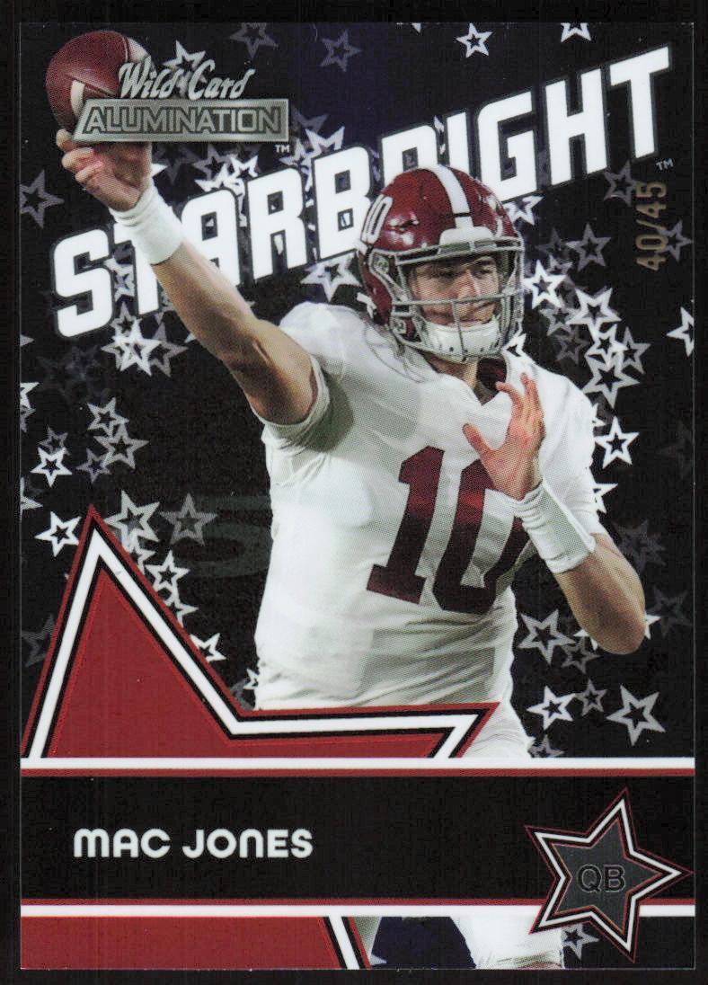 2021 Wild Card Alumination SB-4 Mac Jones Alabama Crimson Tide