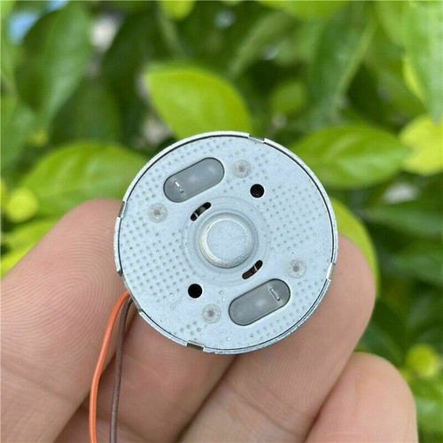 RF-300FA-12350 Micro DC Motor - 1.5V-6V, 7700 RPM, 24mm Round Spindle Motor For DIY Projects