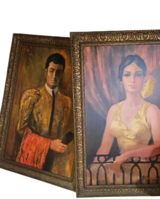 #ad mid century reproduction prints by Gene Sterling and Barbara Weber 41x29 $340.00