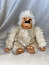 Russ Berrie 8 Vintage GONGA CREAM THUMB SUCKING MONKEY Stuffed Animal PLUSH TOY
