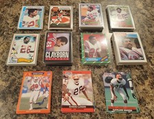 Lot of 200+ Assorted RAYMOND CLAYBORN Football Cards 1978-1991 3xPB FB3909