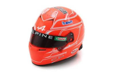 Helm Esteban Ocon 2023 Monaco GP Alpine 5HF104 Helm Spark 1/5 F1 Formel 1