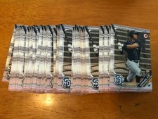 Lot (80) TIRSO ORNELAS Padres 2019 Bowman Baseball cards ALL BASE paper prospect
