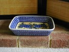 Polish pottery stoneware Boleslawiec deep baker grapes — photo 3