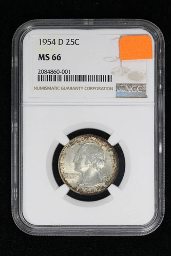 1954-D Washington Quarter NGC MS 66 3AWI