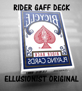 Bicycle Rider Blue Gaff Deck Ellusionist Ebay