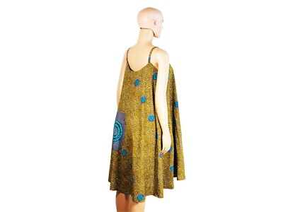 gana様 DC1 AFRICAN ETHNIC TRIBAL FABRIC WOMEN DRESS SME | eBay