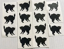 Mrs. Grossman's Lot 1980s 1987 Halloween Stickers Black Cat Susanna Gallisdorfer