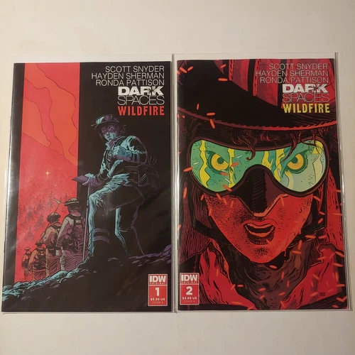 DARK SPACES: WILDFIRE #1 & 2 NM+ SET COVER A HIGH GRADE SNYDER 2022 IDW COMIC