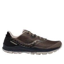 Saucony Peregrine Shoes Mens Size 12.5 Gravel Black Trail Running Hiking Sneaker