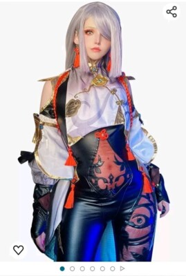 Shenhe Cosplay From Genshin Impact Comic Con Convention Cosplay