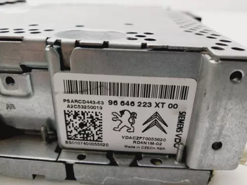 96646223XT Sistema Audio/Radio Cd para CITROEN C4 PICASSO SX 2007 8769394 - Imagen 2 de 10