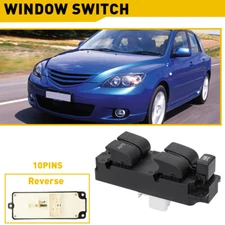 Master Power Window Switch Front Driver For Mazda 3 04-09 Mazda3 Sport 2009 EOA