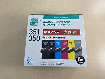 Ecolica Recycle Ink Cartridge CANON BCI 351 350 6 MP 