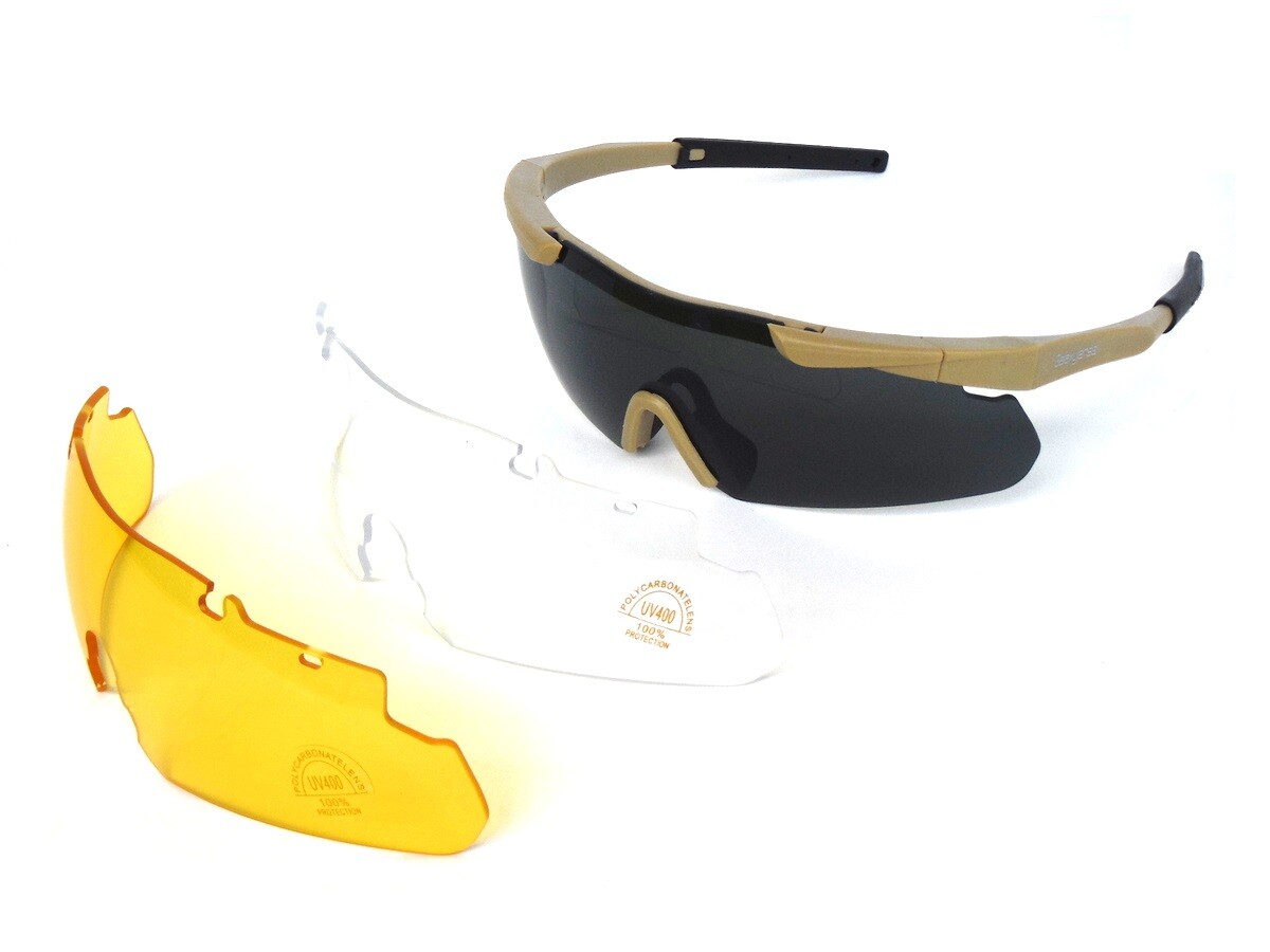 DEA ICE Military Shooting Safety Sunglasses Lenses With Optical