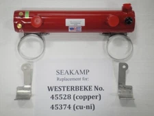 NEW Seakamp Westerbeke 45528 Heat Exchanger 8-10 BTDA 12.5 BTDB 12.6 BTD 15 BTDC