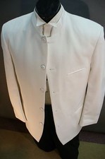 White Verde' - Five Button Mandarin Collar 90449