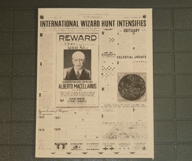 1/6 Scale Newspaper - New York Ghost as seen in Fantastic Beasts | eBay