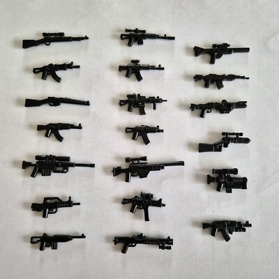 Individuelles Waffenpaket für Minifiguren (x10 Stück) zufälliges Set