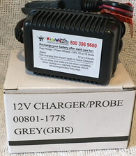 12-Volt Charger/Probe 00801-1778 GREY (GRIS) New in Box