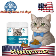 Cat Calming Cat Food, Soothing, Calming and Relaxing, Salmon Flavor, 100 Tablets