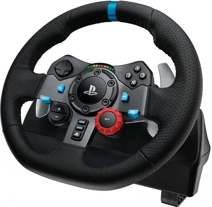 Logitech G29 Racing Wheel, Pedals for PS & PC + A10 - EU Plug - Refurbished - Image 4 of 4