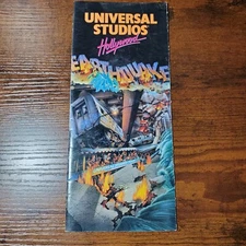VTG 1989 Universal Studios Hollywood Brochure Pamphlet California Theme Park