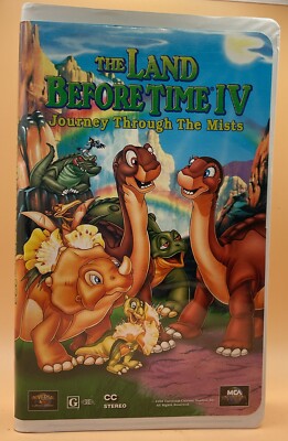 Land Before Time IV: Journey Through the Mists VHS Clamshell *Buy 2 Get 1 Free*