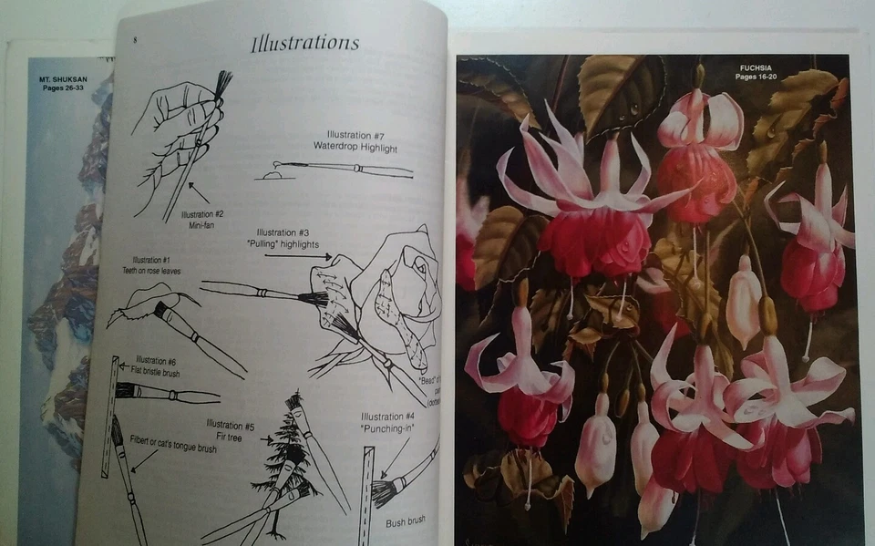 REALISTIC TECHNIQUES Judy Sleight 1995 PB Painting RARE VHTF Flowers Nature - Image 4 of 4