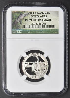 2014-S Clad Everglades NGC PF 69 Ultra Cameo 25C - COINGIANTS - | eBay