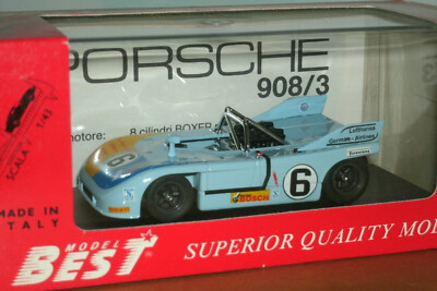 1/43 Scale 1972 Porsche 908/3 Spyder Diecast Imola Race Car #6