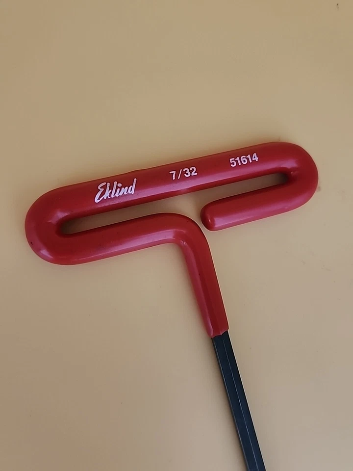 EKLIND 51614 7/32 Ih Cushion Grip Hex T-Handle T-Key allen wrench - Image 2 of 4