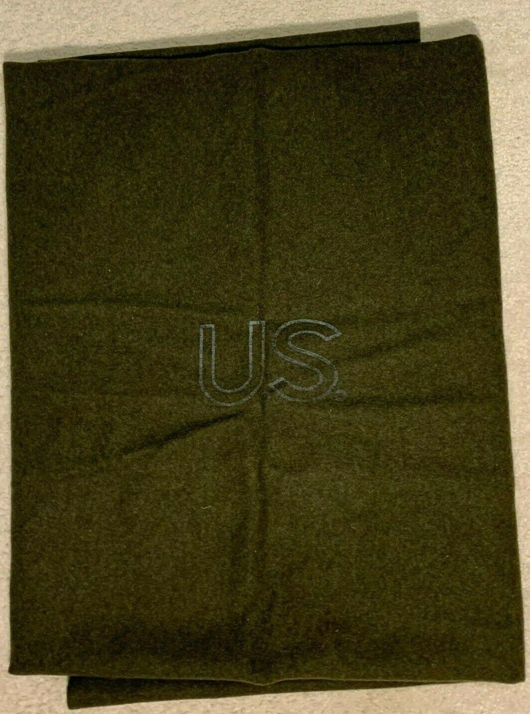 Authentic US Army Wool Blanket USGI 66in x 84in 100% Wool BRAND NEW