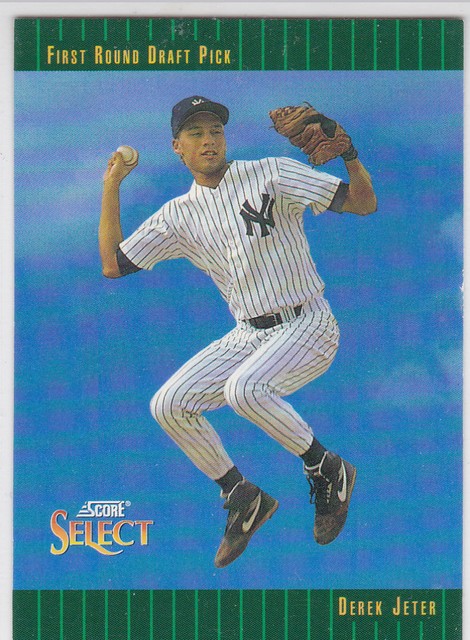 1992 Score DEREK JETER Rookie Draft Pick Card 360 ROOKIE DRAFT PICK 