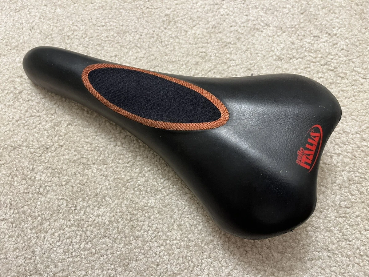 Vintage Selle Italia Nitrox Gel Road Bike Saddle Seat Black Alloy Made In  Italy