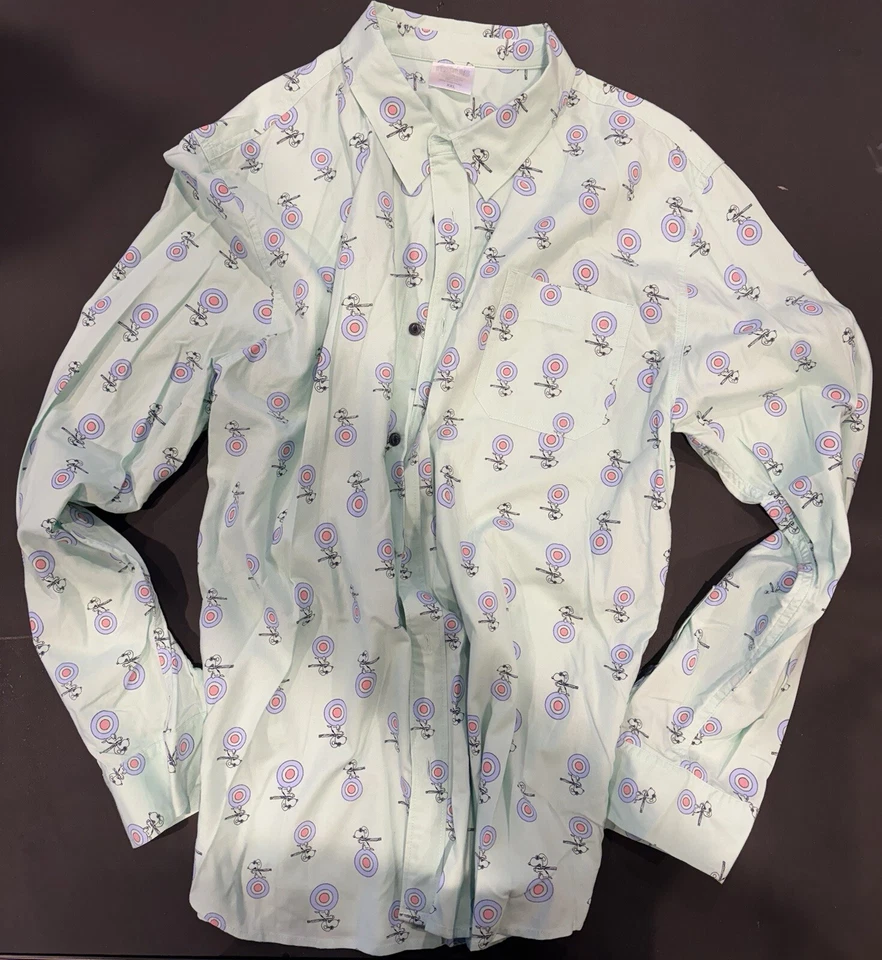 Peanuts Button Down Long Sleeve Shirt Size Men’s XXL - Image 3 of 3