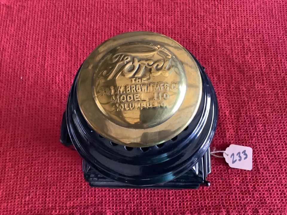 Ford Modelo T Jno W Marrón Mfg Co Modelo 110 1913-1914 Luz Lateral Lámpara de Aceite,Luz Foto 2 de 4