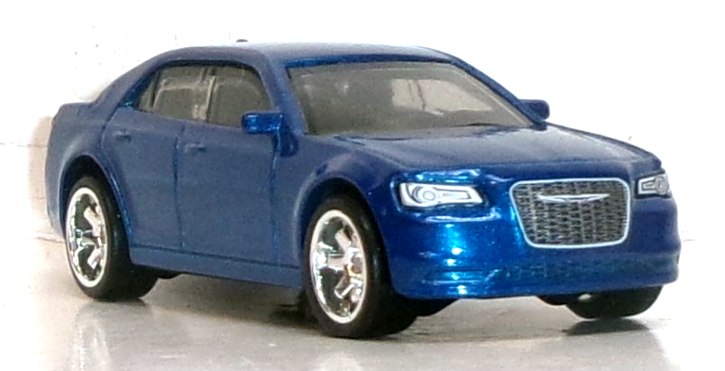 LOOSE 2022 MATCHBOX 1:64 BLUE 2015 CHRYSLER 300 WHEEL SWAP REAL